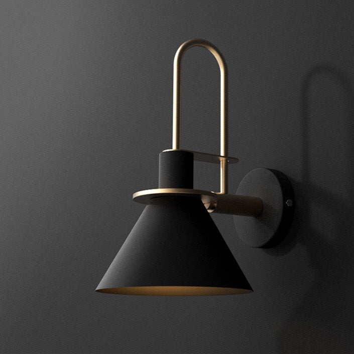 Macaron Horn Iron Hallway Wall Lamp