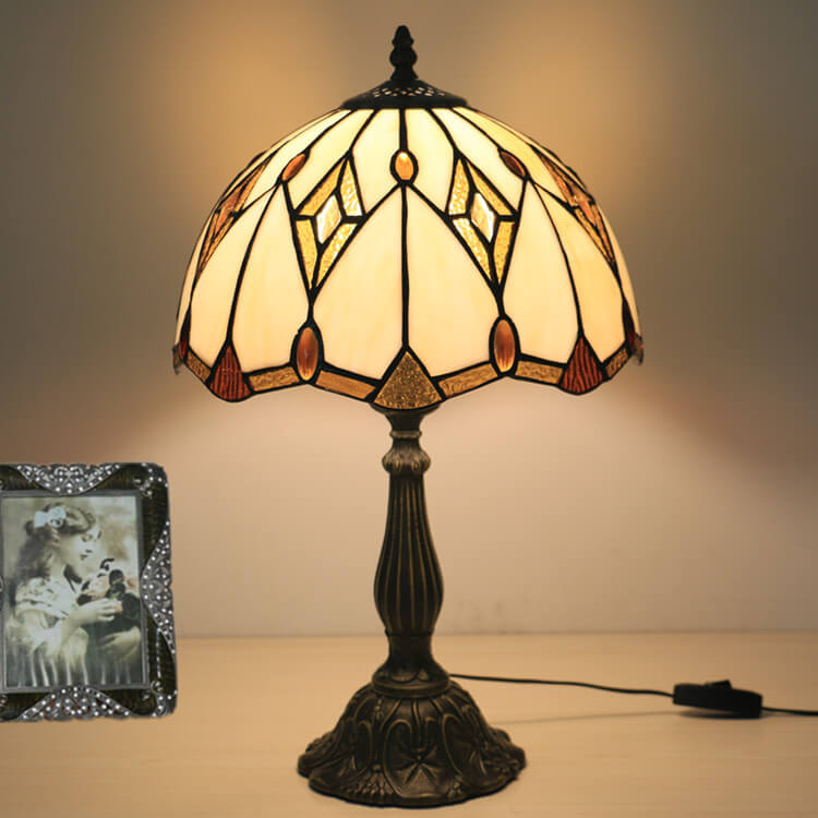 Baroque Gems Dome Stained Table Lamp