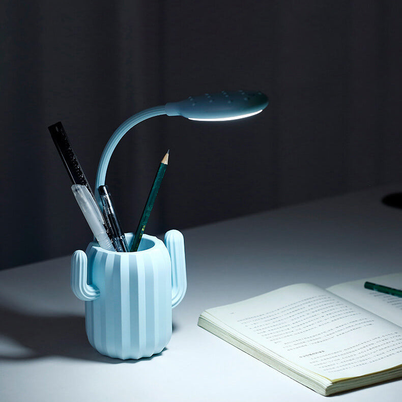 Foldable Cactus Design Eye Table Lamp