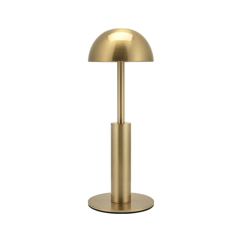 Gold Dome Charging Table Lamp