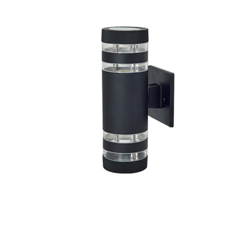 Aluminum Iron Acrylic Glass 2-Light Outdoor Light