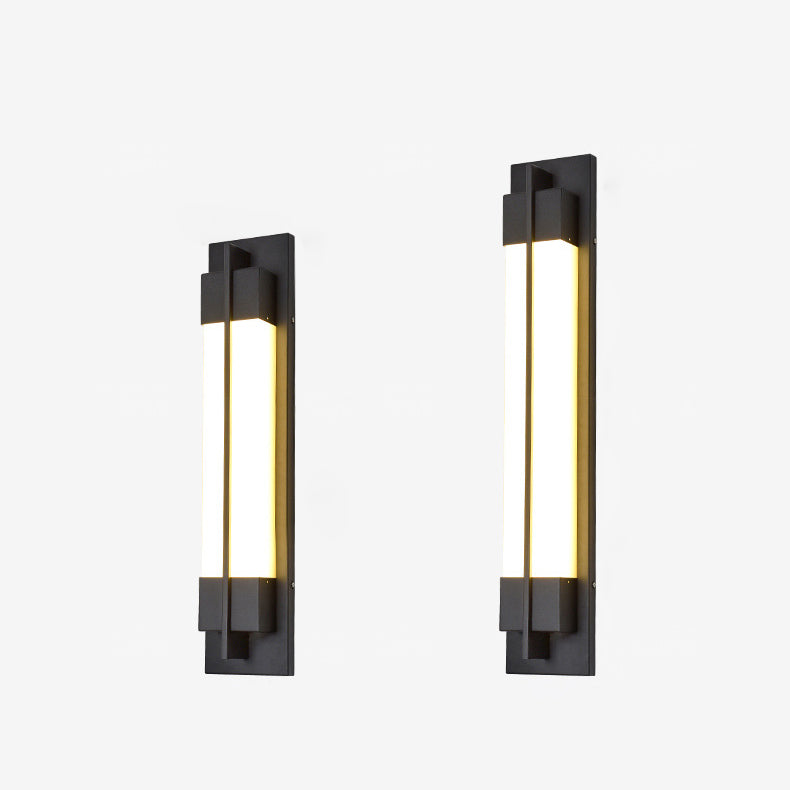 Imitation Marble Rectangle Acrylic Outdoor Light