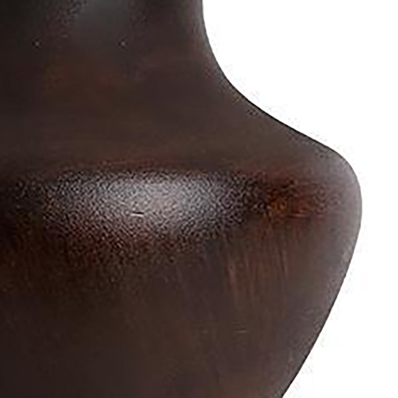 Round Jar Ceramic Fabric Table Lamp