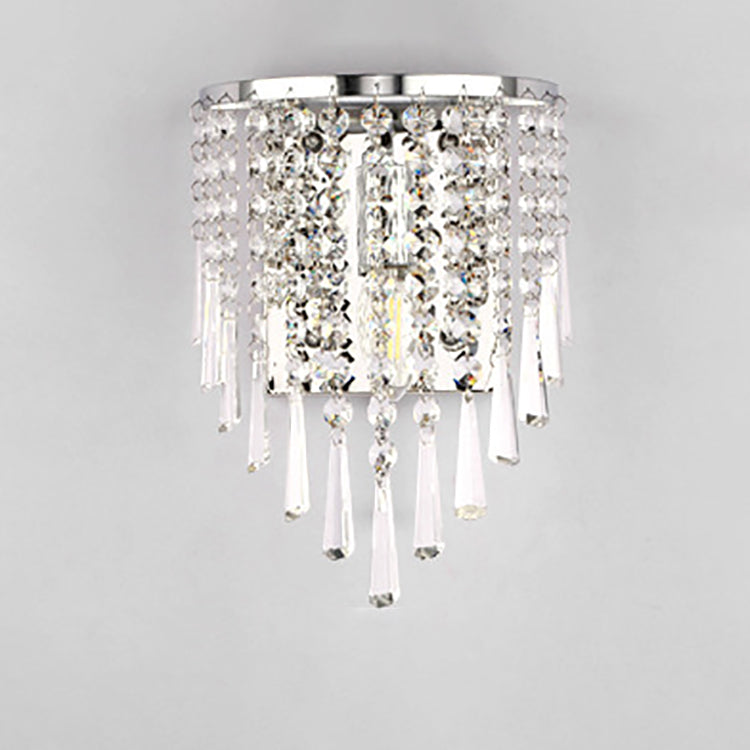 Half Round Octagonal Beads Wall Lamp