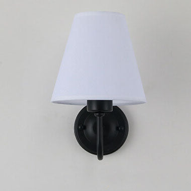 Fabric Bell Bend Arm Wall Lamp