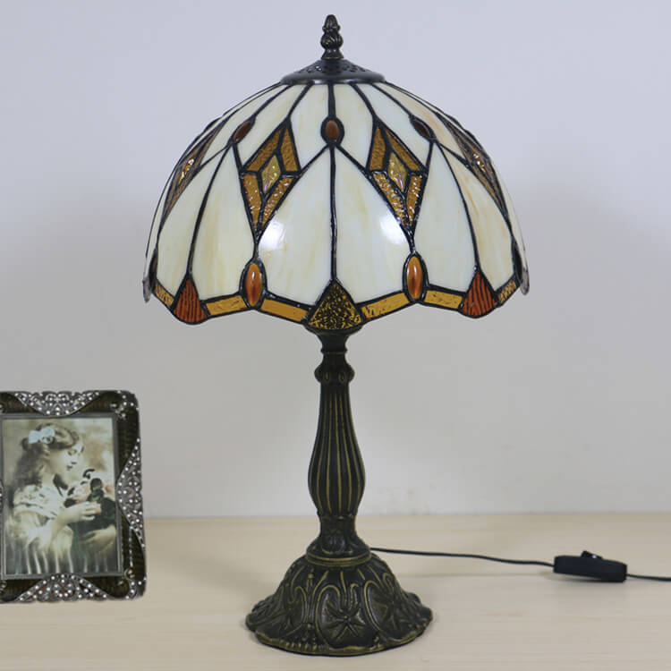 Baroque Gems Dome Stained Table Lamp