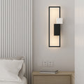 Square Frame Iron Silicone Wall Lamp
