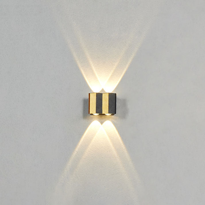 Golden Aluminum Patio Outdoor Light