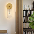 Round Oval Clock Shape Wall Lamp