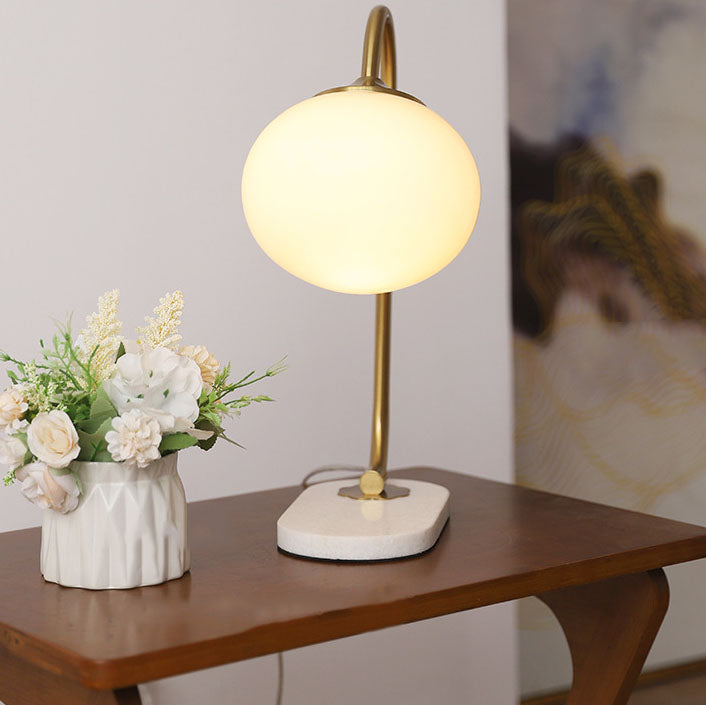 Classical Marble Iron Table Lamp