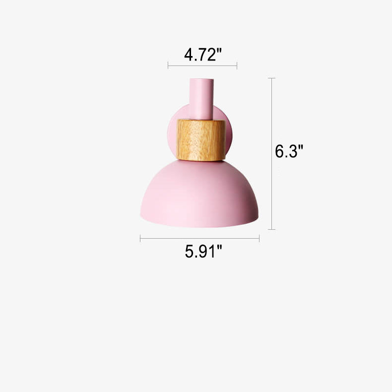 Classic Macaron Solid Color Wall Lamp