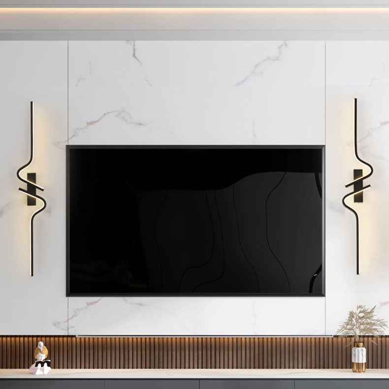 Strip Aluminum Silicon Gel Wall Lamp