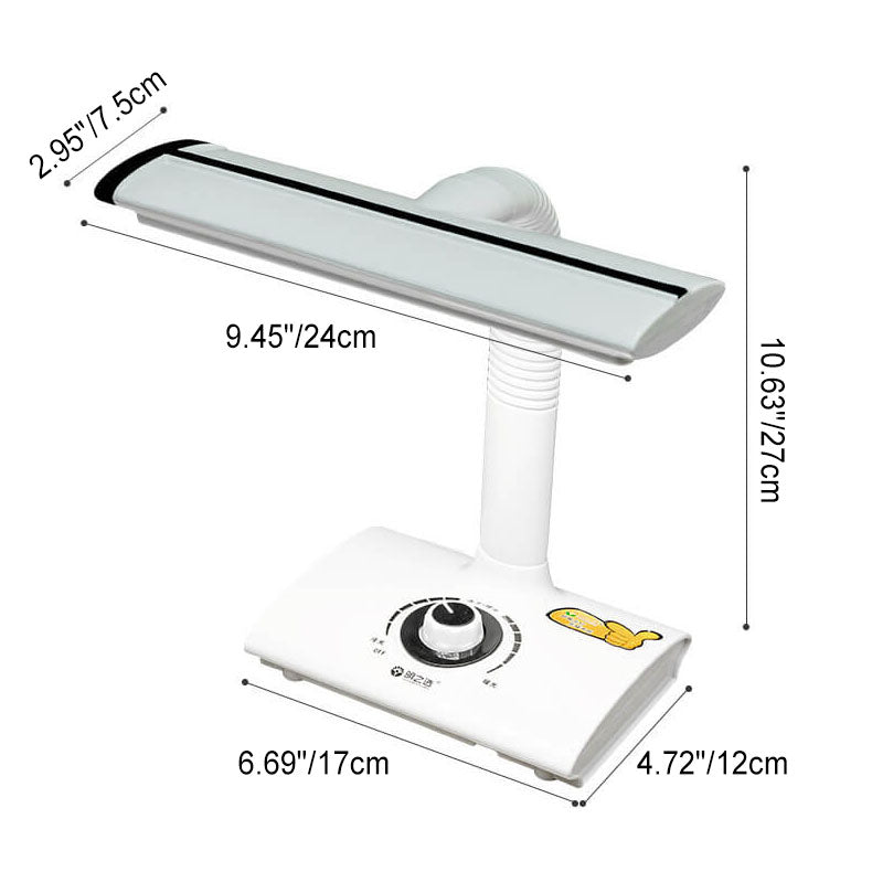 White Study Reading Rechargeable Table Lamp