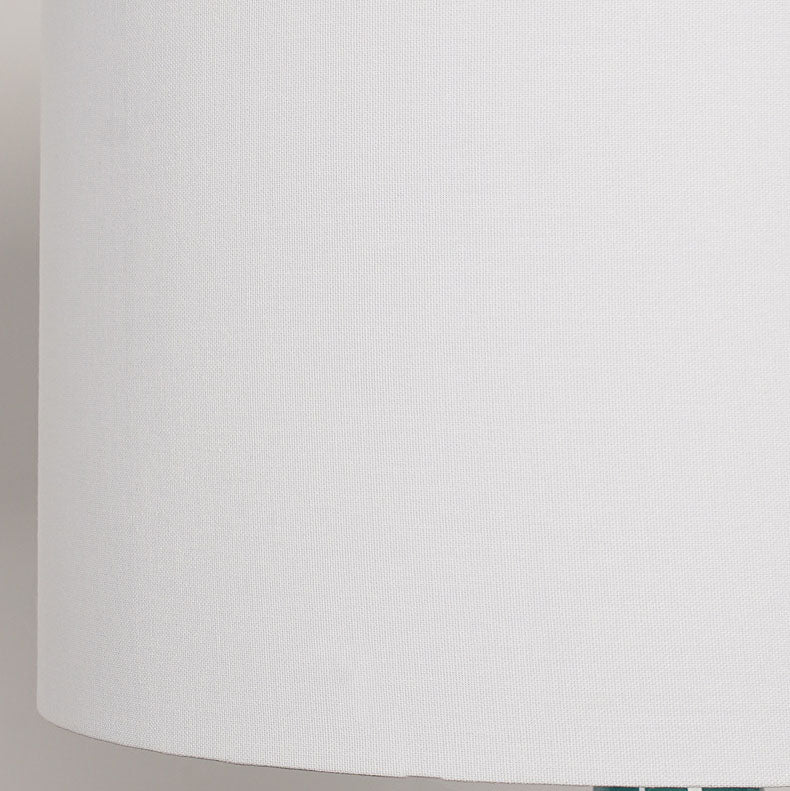 Fabric Green Gourd Ceramic Table Lamp
