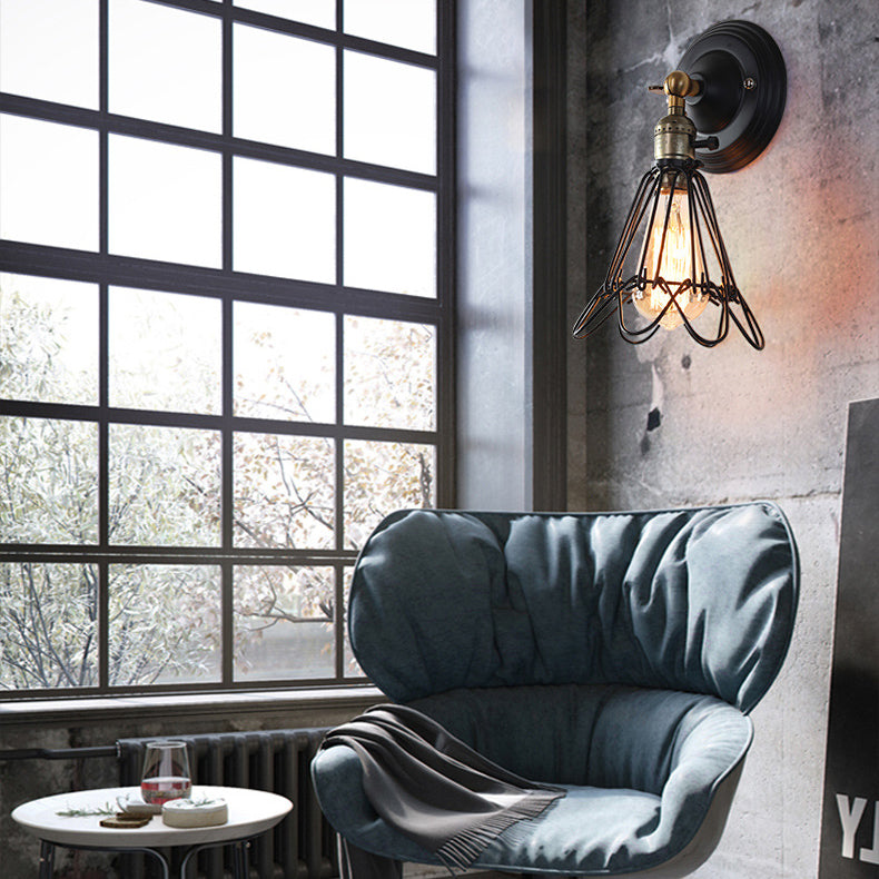 Iron Bracket Dining Room Wall Lamp