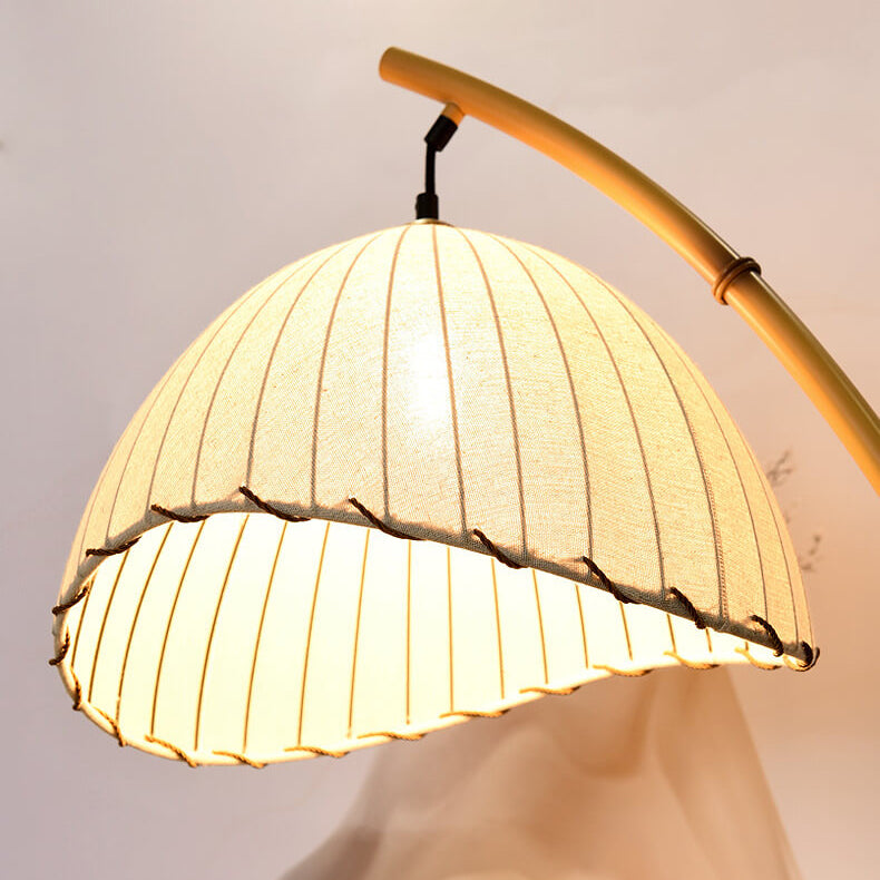 Retro Zen Simulation Bamboo Floor Lamp