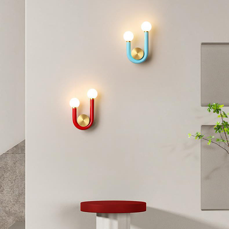 U-Shape Iron Aluminium Acrylic Wall Lamp