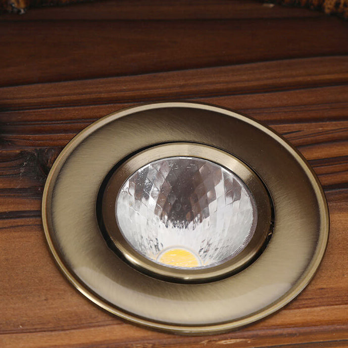 Half Barrel Wood Wall Lamp