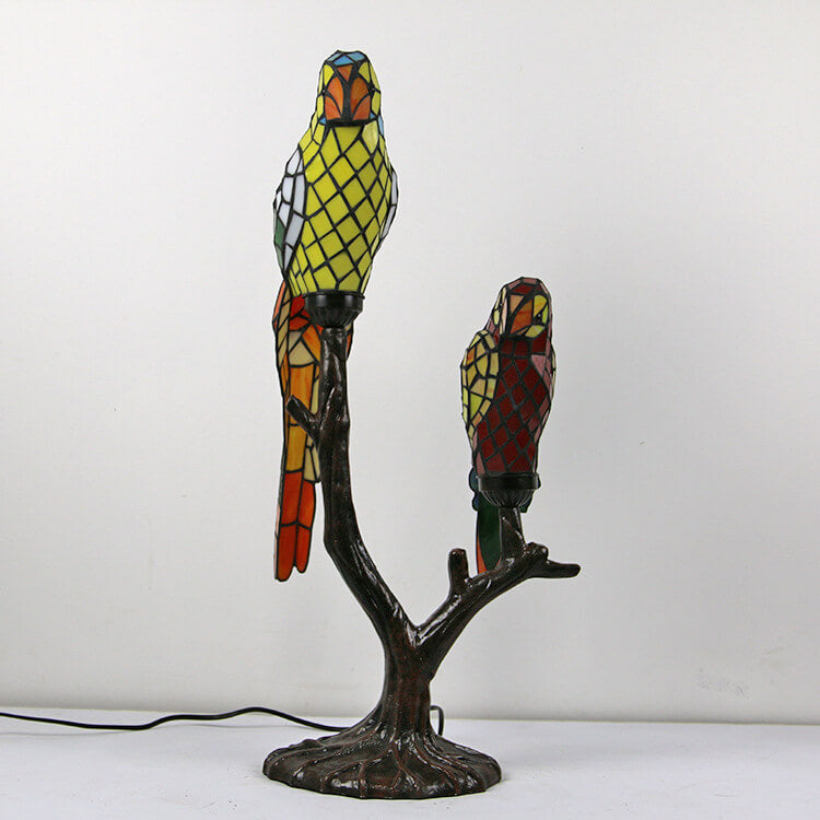 Bird Branch Design 2-Light Table Lamp