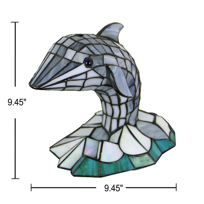 Animal Stained Glass Decorative Table Lamp