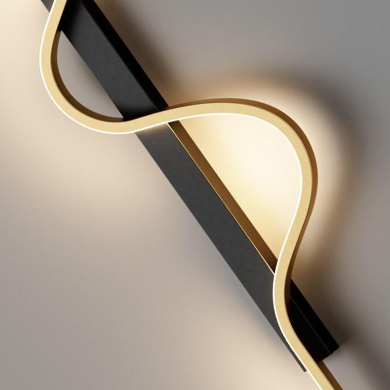 Aluminum Corrugated Strip Iron Wall Lamp