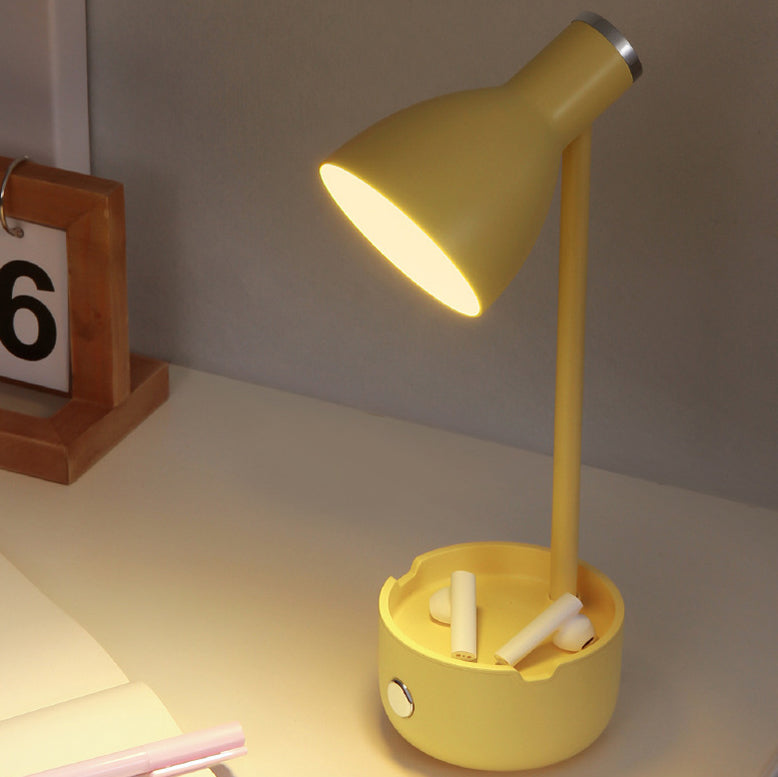 Round Horn Plastic ABS Table Lamp