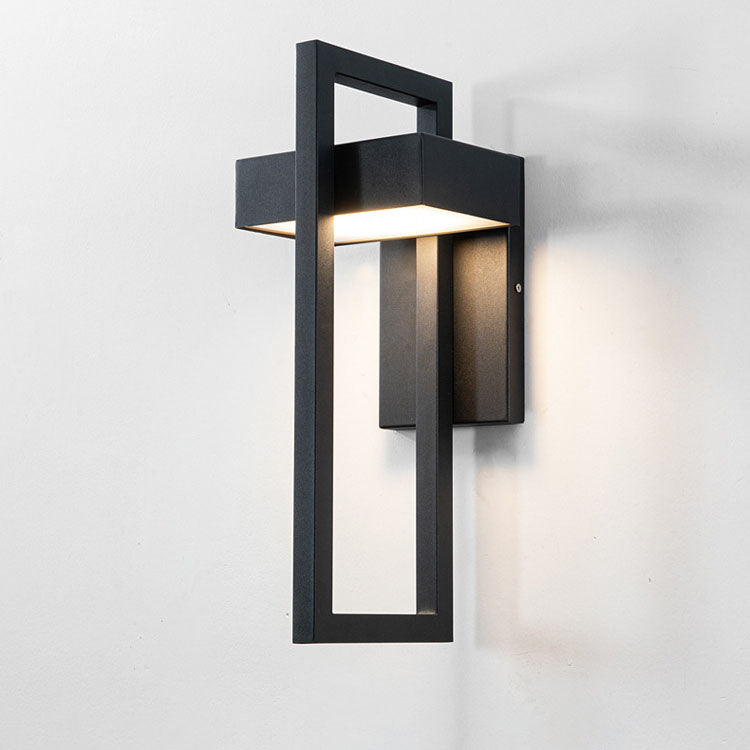 Rectangular Stainless Steel Patio Outdoor Light