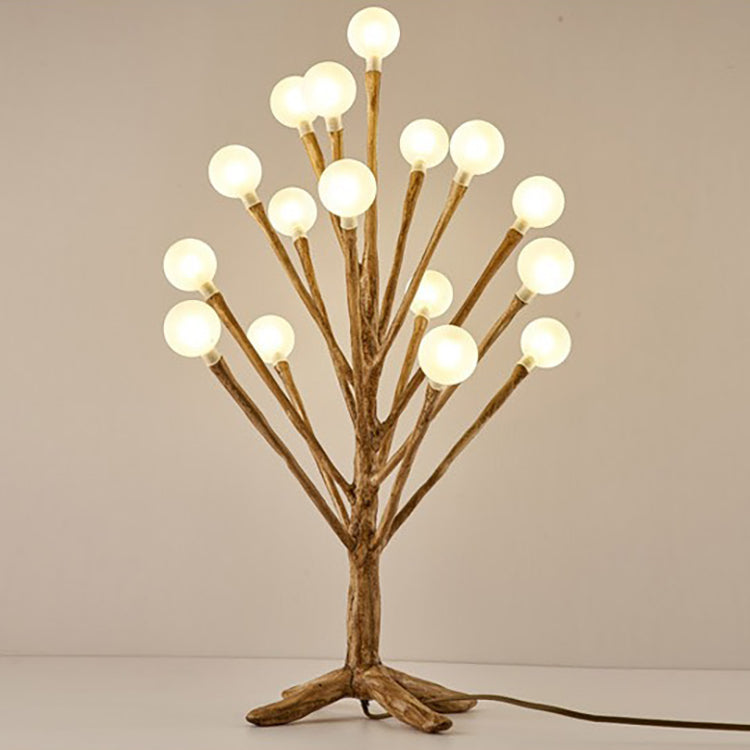 Twig Orb Resin Hardware 12-Light Table Lamp