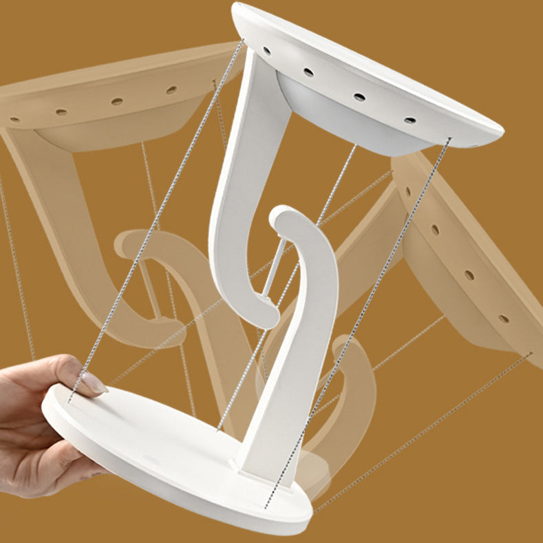 Round Suspended Plastic Bedroom Table Lamp