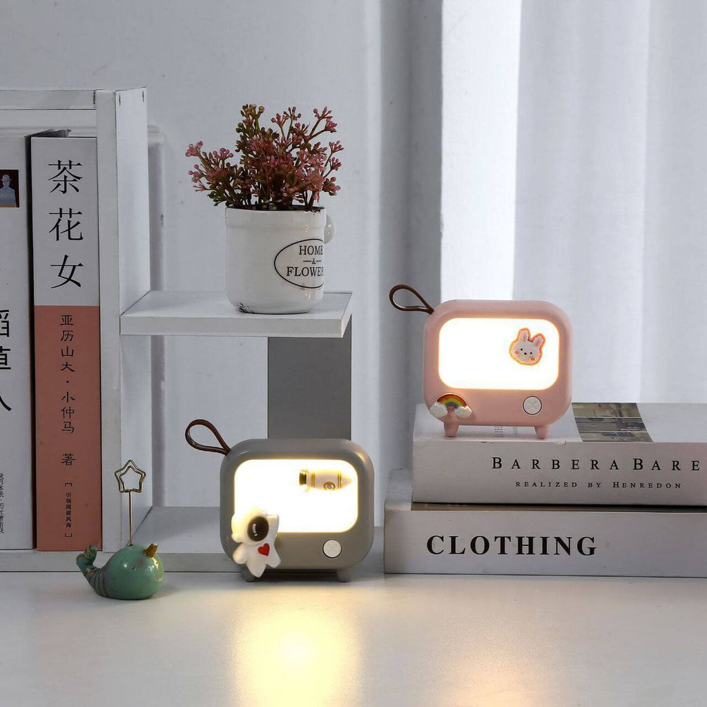 Mini TV Night Table Lamp