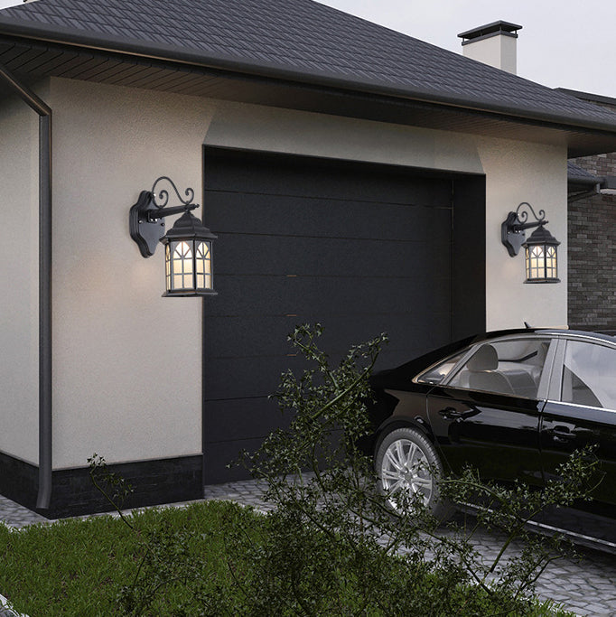 Aluminum Glass Cylinder House Outdoor Light