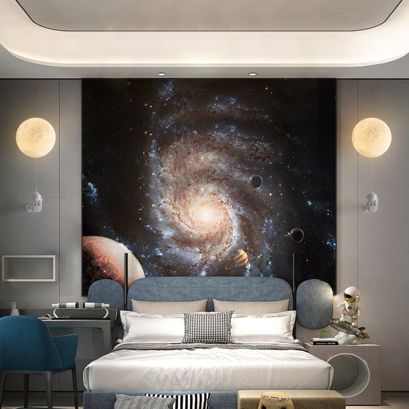 3D Printed Moon Resin Wall Lamp