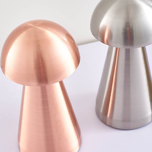 Wrought Iron Mushrooms Table Lamp