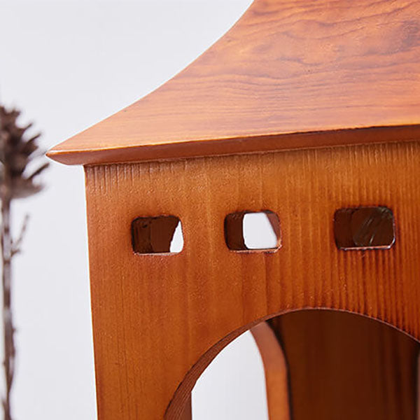 Walnut Cabin Melting Wax Table Lamp