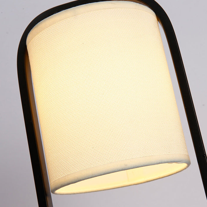 Fabric Iron Frame Hydroponic 2-Light Floor Lamp