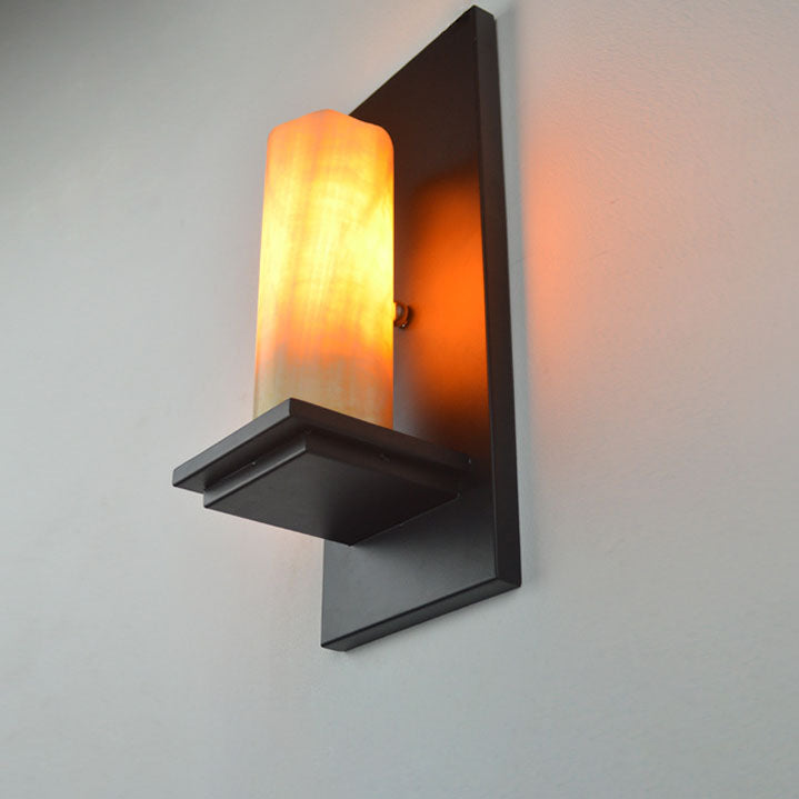 Iron Marble Wall Lamp