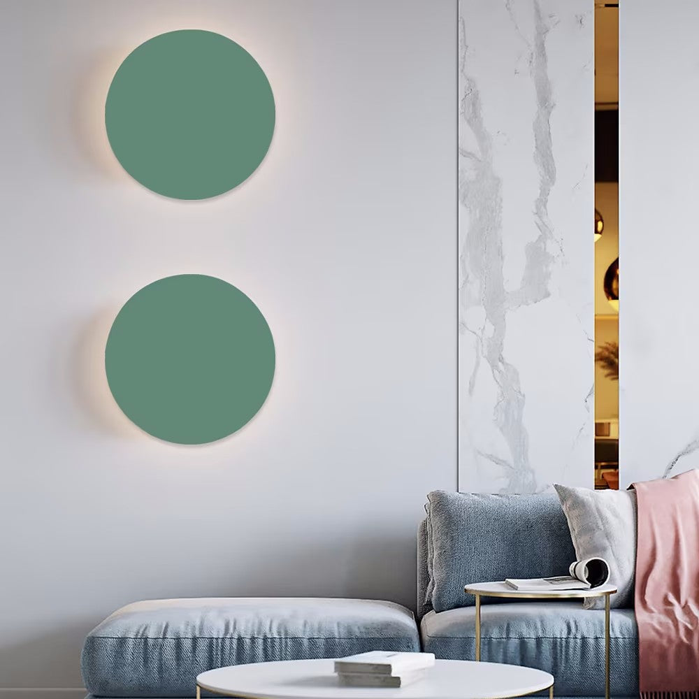 Colorful Round Iron Wall Lamp