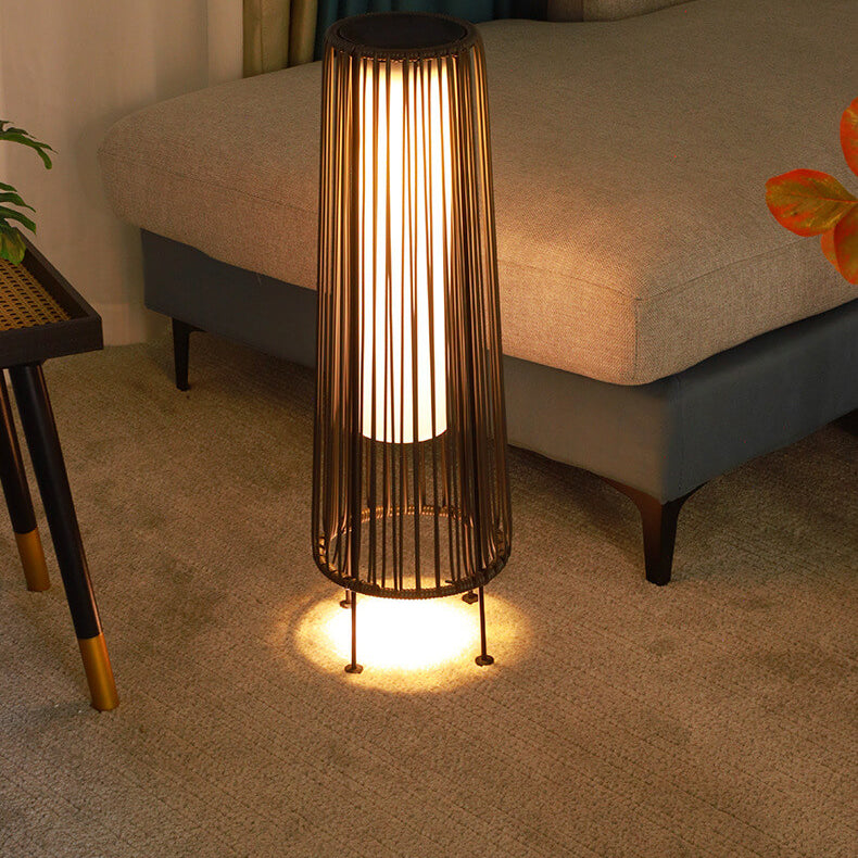 Round Vertical Pull Strip Outdoor Light