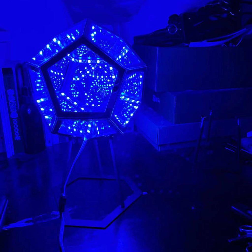Infinity Dodecahedron Night Table Lamp