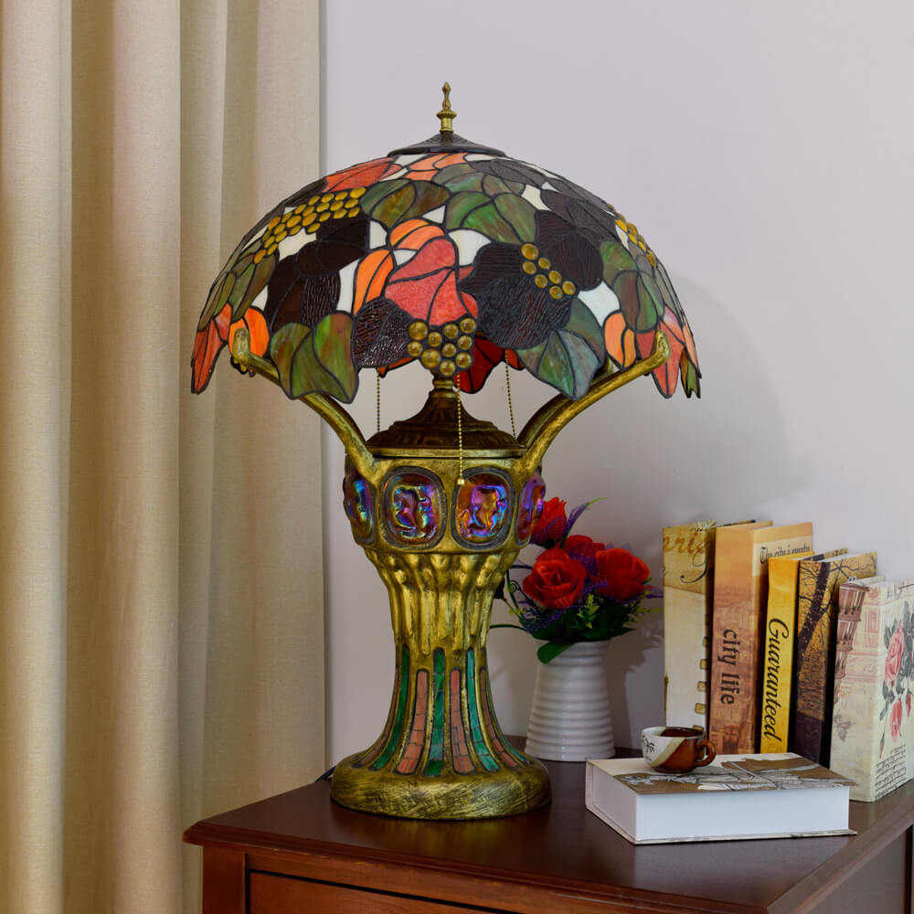 Zinc Alloy 4-Light Table Lamp