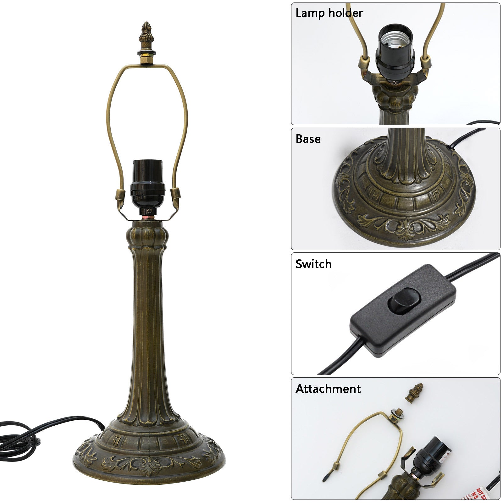 Cylinder Half Round Disc Table Lamp