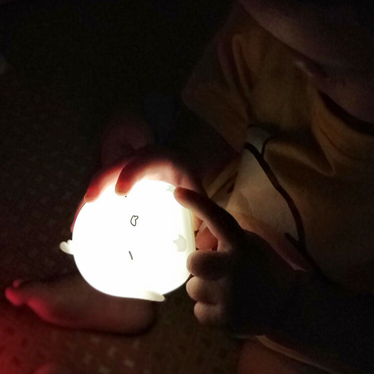 Cartoon Chick Silicone Mini Table Lamp