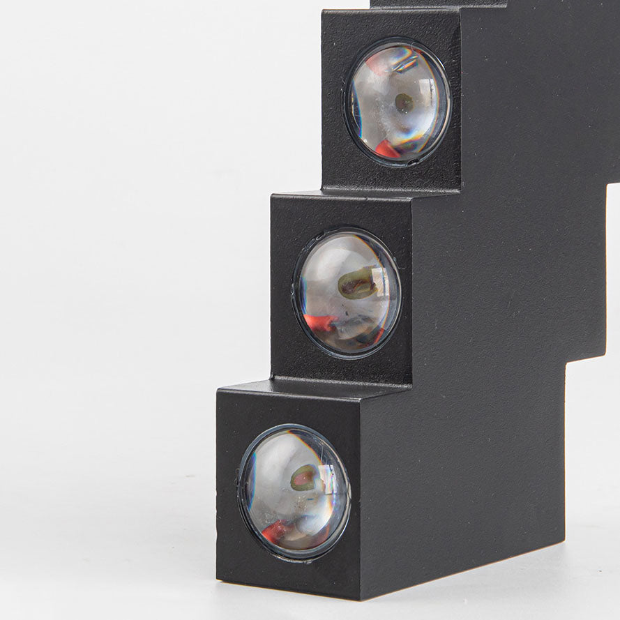 Square Geometric Luminous Outdoor Light