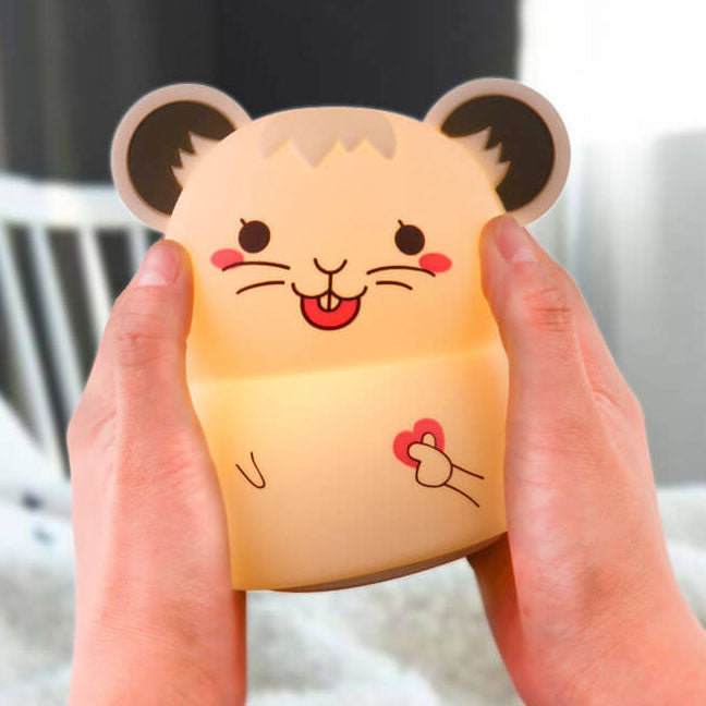 Cartoon Cute Mouse Silicone Table Lamp