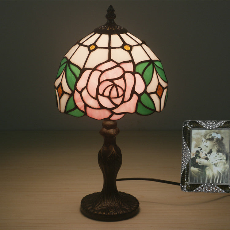 Dome Rose Zinc Alloy Table Lamp
