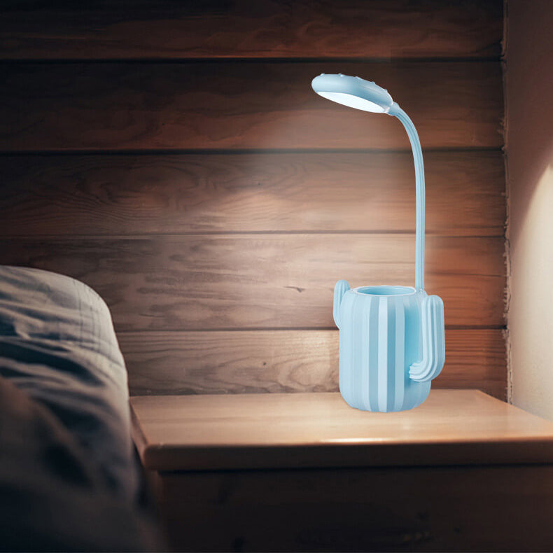 Foldable Cactus Design Eye Table Lamp