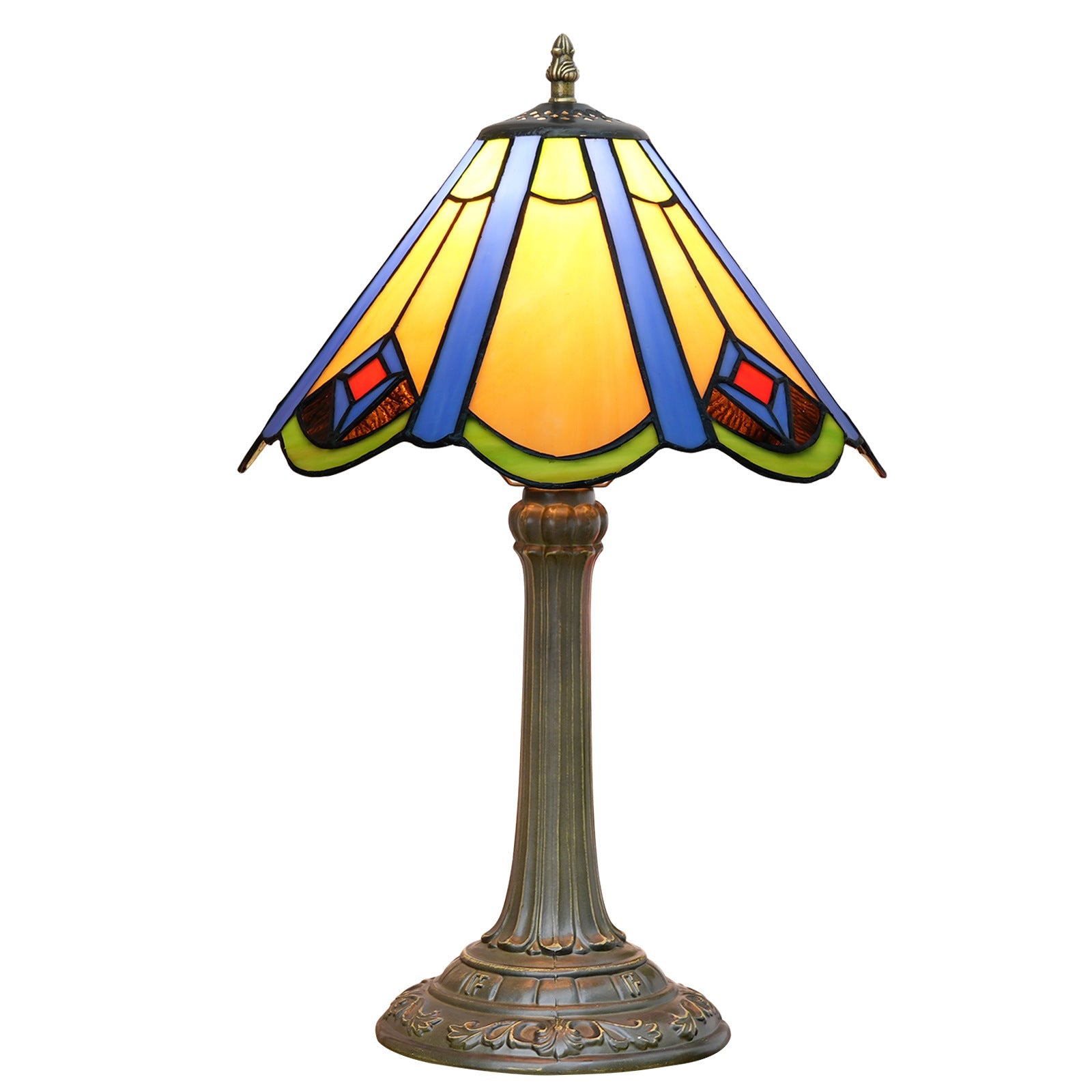 Conic Aluminium Alloy Glass Table Lamp