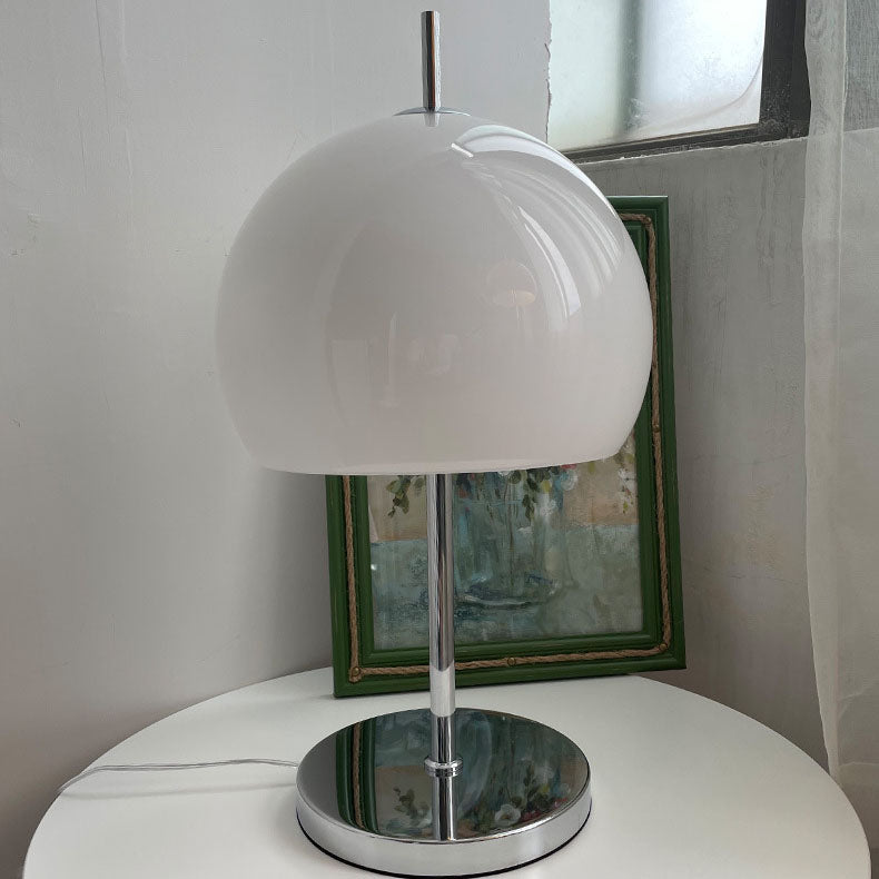 Semi-circular Glass Study Table Lamp