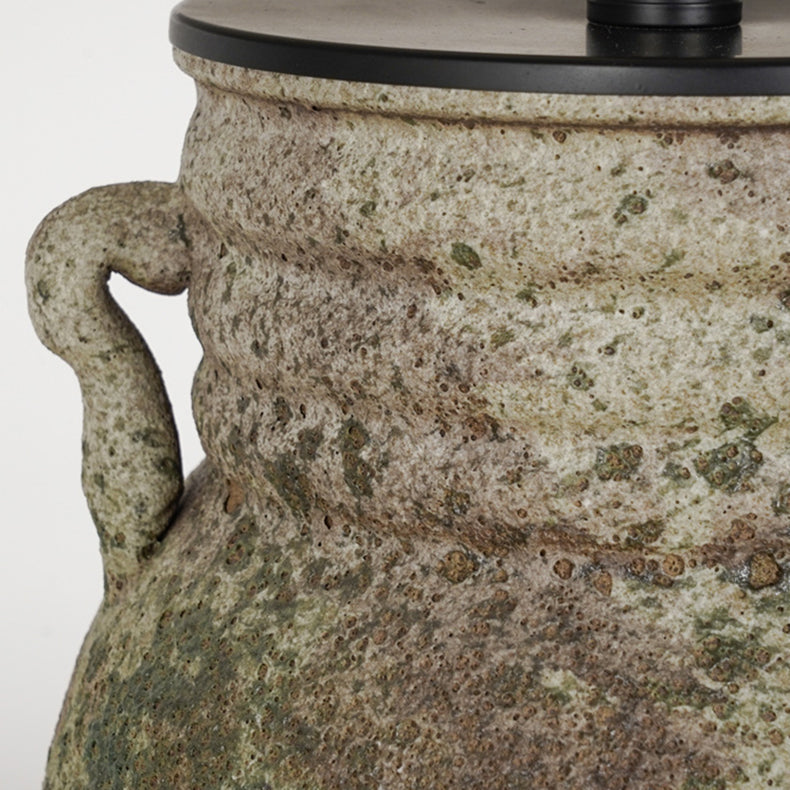 Round Vase Jar Ceramic Table Lamp