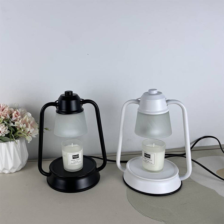 Round Glass Hardware Melting Table Lamp